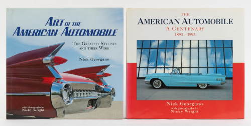 AMERICAN: Two hardcover books relating to American cars