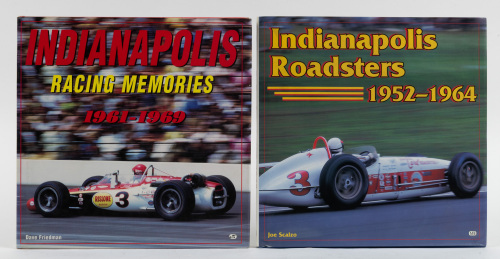 831 · INDIANAPOLIS: Two hardcover books relating to Indianapolis racing history