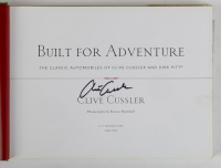 CLIVE CUSSLER: 'Built for Adventure - The Classic Automobiles of Clive Cussler & Dirk Pitt, hardcover book, signed by Cussler, published 2011 [Location: Melbourne] - 2