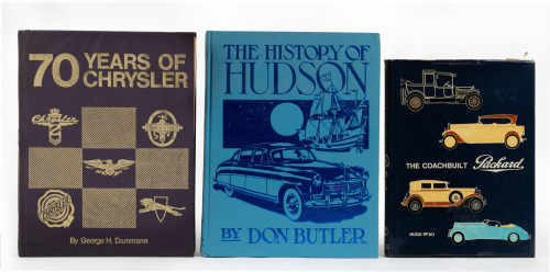 AMERICAN: Three hardcover books relating to American makes