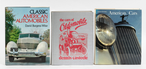 851 · AMERICAN: Three hardcover books relating to American cars