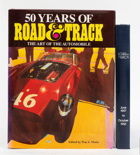853 · ROAD & TRACK: Two hardcover books relating to US published Road & Track magazine