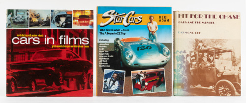 CARS IN FILM: Three hardcover books relating to cars used in film & TV