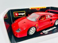 FERRARI F40: A 1:18 scale Ferrari F40 by Bburago with original packaging [Location: Sydney] - 2