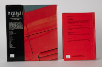 MASERATI: Two hardcover books on Maserati [Location: Melbourne] - 2