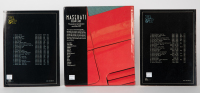 MASERATI: Three books relating to Maserati, includes two 'Road & Track' reviews on Maserati, editions '1952-1974' and '1975-1983', along with 'Maserati Road Cars' by Richard Crump and Rob de la Rive Box [Location: Melbourne] - 2
