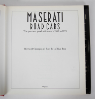 MASERATI: Three books relating to Maserati, includes two 'Road & Track' reviews on Maserati, editions '1952-1974' and '1975-1983', along with 'Maserati Road Cars' by Richard Crump and Rob de la Rive Box [Location: Melbourne] - 5