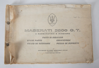 3500GT: Three re-printed documents relating to servicing and maintenance on the Maserati 3500 GT [Location: Melbourne] - 2