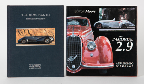 8C 2900: Two books related to the Alfa Romeo 8C 2900