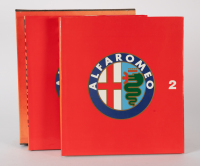 ALFA ROMEO: A two-volume set titled 'Alfa Romeo Catalogue Raisonn&eacute; 1910-1982' by Sergio Puttini & Luigi Fusi, within slipcase [Location: Melbourne] - 3
