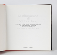 ALFA ROMEO: 'Le Alfa Romeo di Vittorio Janno' hardcover book by Luigi Fusi, Enzo Ferrari & Griffith Borgeson [Location: Melbourne] - 3