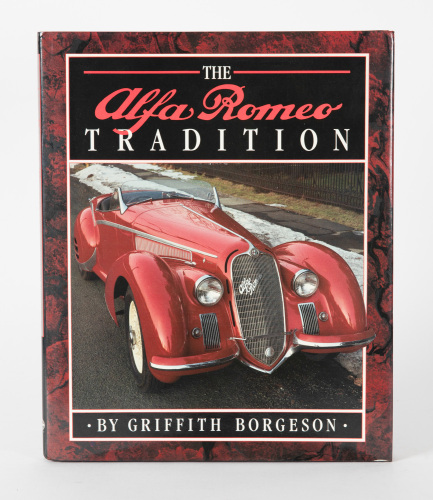 ALFA ROMEO: 'The Alfa Romeo Tradition' hardcover book by Griffith Borgeson