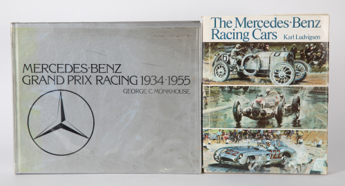 677 · MERCEDES-BENZ: Two hardcover books covering the topic of Mercedes-Benz racing