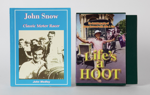 AUSTRALIAN DRIVERS: Two books relating to Australian racing drivers