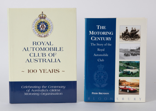 R.A.C: Two hardcover books relating to Royal Automobile Club