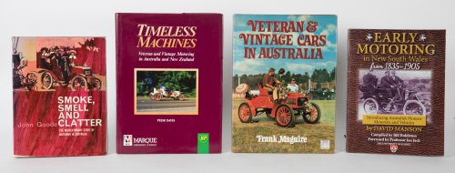 VINTAGE & VETERAN: Four hardcover books relating to vintage & veteran motoring in Australia