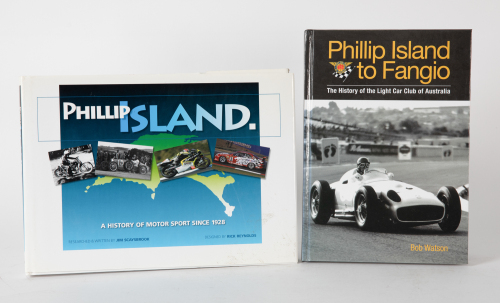 PHILLIP ISLAND: Two hardcover books relating to Phillip Island Raceway