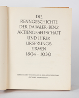 MERCEDES-BENZ: A rare c1940s book titled 'Die Renngeschichte der Daimler Benz AG', hardcover, within slipcase [Location: Melbourne] - 3