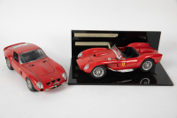 FERRARI: Two 1:18 scale Bburago Ferrari models, a 1962 250 GTO and a 1957 250 Testa Rossa [Location: Melbourne]