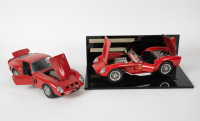 FERRARI: Two 1:18 scale Bburago Ferrari models, a 1962 250 GTO and a 1957 250 Testa Rossa [Location: Melbourne] - 2