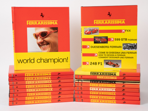 FERRARISSIMA: 18 new series volumes of Ferrarissima, volumes 1-17 & Volume 19, each limited and numbered out of 5000