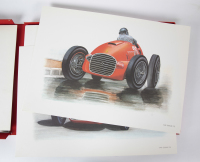 FERRARI FORMULA ONE: A limited edition (081/999) 'Ferrari 1948-1987 - 40 Years of Formula One' portfolio of 40 prints after Paolo D'Alessio depicting Ferrari Grand Prix cars [Location: Melbourne] - 2
