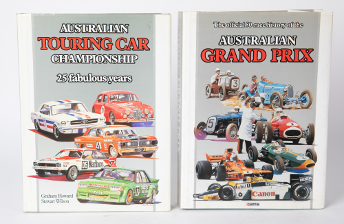 AUSTRALIAN MOTOR RACING: Two hardcover books relating to Australian motor racing