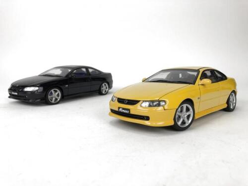 HOLDEN: Pair of 1:18 scale Holden Commodore produced by AutoArt. (NB description)