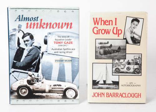 716 · AUSTRALIAN DRIVERS: Two hardcover books relating to Australian motor sport drivers