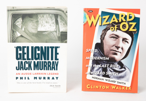 AUSTRALIAN DRIVERS: Two softcover books relating to Australian drivers