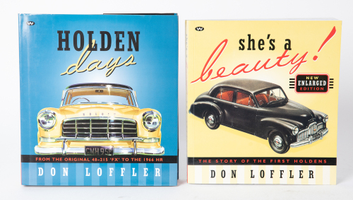 HOLDEN: Two books relating to Holden