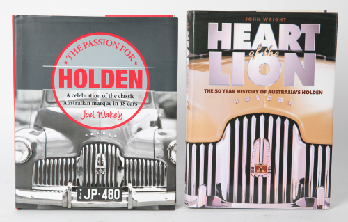 725 · HOLDEN: Two hardcover books relating to Holden