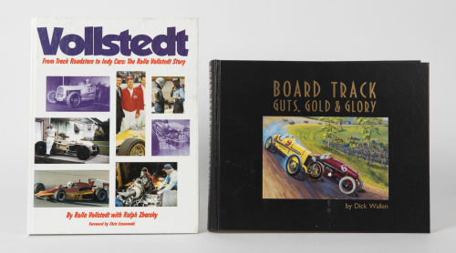 AMERICAN MOTOR RACING: Two hardcover books relating to American motor racing