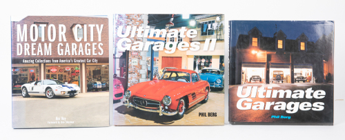859 · GARAGES: Three hardcover books relating to garages