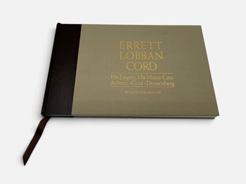 102 · CORD: A slipcased hardcover book 'Errett Lobban Cord' by Griffith Borgeson [Location: Sydney]