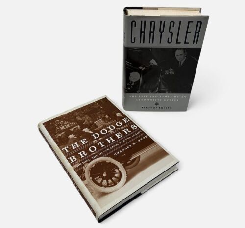 127 · CHRYSLER & DODGE: A pair of hardcover books relating to the Dodge and Chrysler automotive companies [Location: Sydney]
