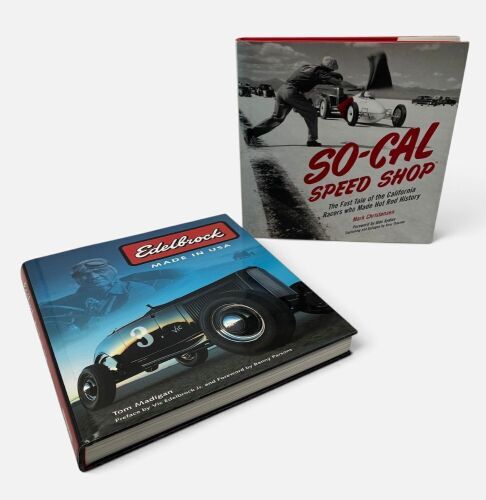 136 · HOT RODDING: A pair of hardcover books relating to Hot Rodding [Location: Sydney]