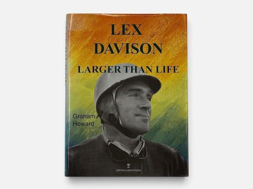 276 · LEX DAVISON: A hardcover book by Graham Howard subtitled 'Larger Than Life' [Location: Sydney]
