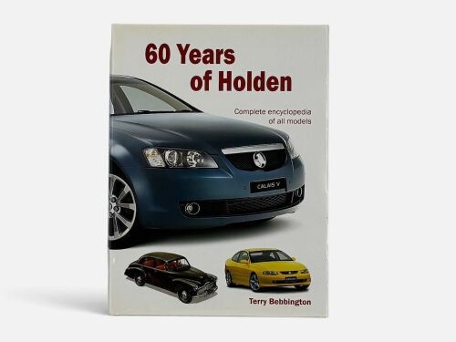 HOLDEN: A hardcover book '60 Years of Holden' by Terry Bebbington [Location: Sydney]