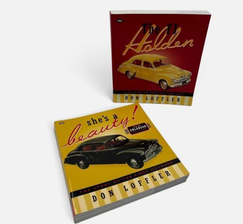 HOLDEN: A pair of softcover books on the FJ by Don Loffler [Location: Sydney]