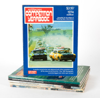 AUSTRALIAN COMPETITION YEARBOOK: Six softcover editions of 'Australian Competition Yearbook', includes years 1974, 1975, 1976, 1977 (two copies) and 1978 [Location: Melbourne]