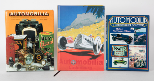 870 · AUTOMOBILIA: Three hardcover books relating to Automobilia
