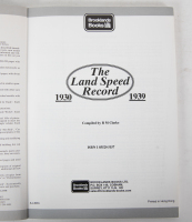 LAND SPEED: Two books relating to the land speed record cars [Location: Melbourne] - 3