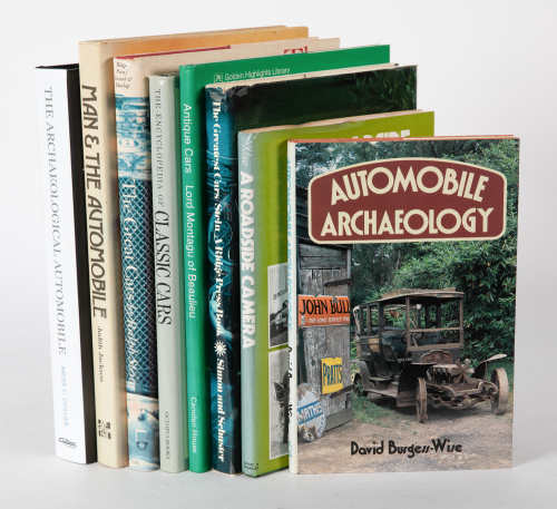 VINTAGE / VETERAN: Eight hardcover books relating mostly to vintage & veteran cars