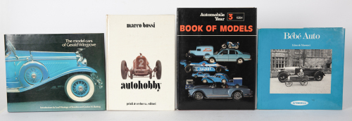 MODEL & CHILDREN'S CARS: Four hardcover books relating to model cars & children's cars