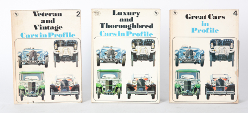 GREAT CARS IN PROFILE: Three softcover editions of 'Great Cars in Profile'