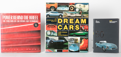 883 · CAR DESIGN & DEVELOPMENT: Three hardcover books relating to car design & development