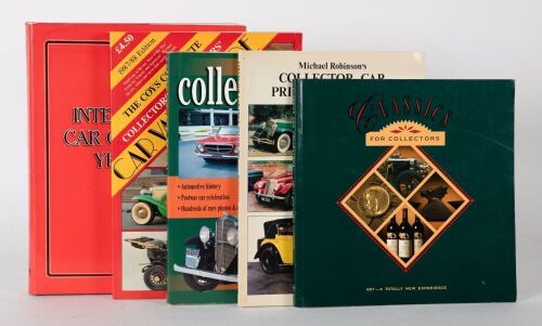 COLLECTIONS: Seven mostly hardcover books relating to car collections & museums