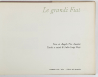FIAT: 'Le Grandi Fiat' hardcover book, published in 1967 by the Automobile Club d'Italia [Location: Melbourne] - 2