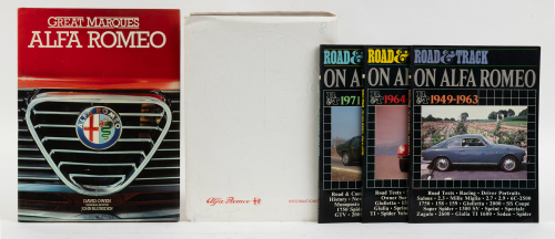 ALFA ROMEO: Five literature items on Alfa Romeo, including three 'Road & Track' review books